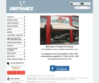 Armurerie-Froment.com(Vente armes de chasse) Screenshot