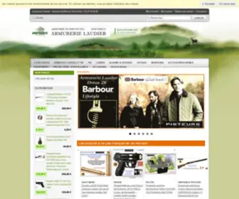 Armurerie-Laudier.com(Page Accueil) Screenshot