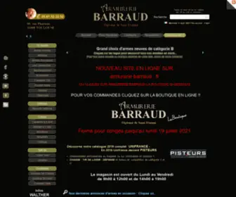 Armureriebarraud.com(Armurerie Barraud Toulouse) Screenshot