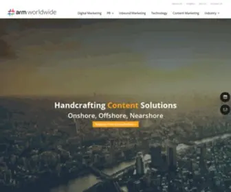 Armworldwide.com(Growth Driven Digital Marketing Agency and Consultants) Screenshot