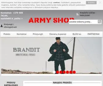 Army-Shop.lt(ARMY SHOP) Screenshot