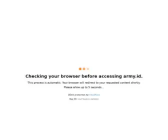 Army.id(Just another WordPress site) Screenshot