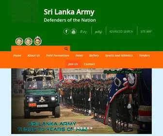 Army.lk(Sri Lanka Army) Screenshot
