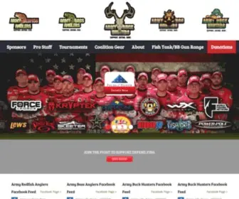 Armybassanglers.com(Support) Screenshot