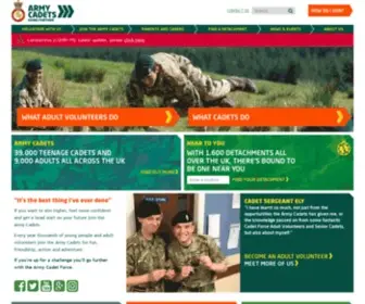 Armycadets.com(Fun, Friendship, Action And Adventure) Screenshot