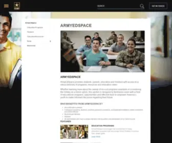 Armyedspace.com(ArmyEdSpace) Screenshot