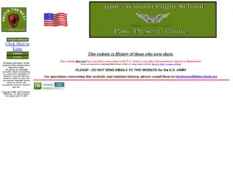 Armyflightschool.org(Army Aviation Flight School) Screenshot