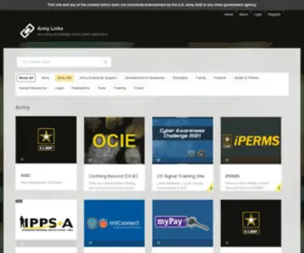Armylinks.com(Army Links) Screenshot