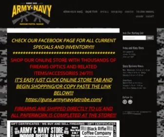 Armynavylatrobe.com(Army Navy & Indoor Pistol Range) Screenshot