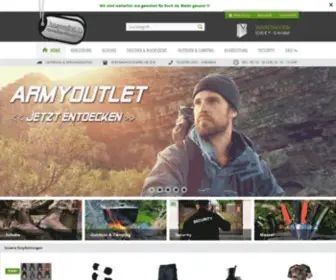 Armyoutlet.de(Der Armyshop mit Kampfpreisen) Screenshot