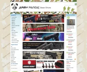Armypanda.com(Army Panda Gear Store) Screenshot