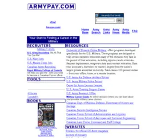 Armypay.com(Your Start to Finding a Career in the Military) Screenshot