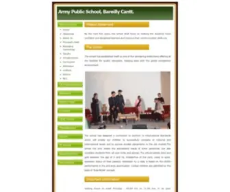 Armypublicschoolbly.com(Army Public School) Screenshot