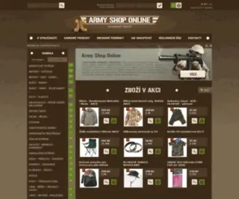 Armyshop-Online.cz(Zbraně) Screenshot