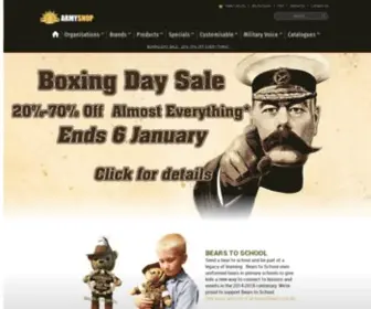 Armyshop.com.au(Army Shop) Screenshot