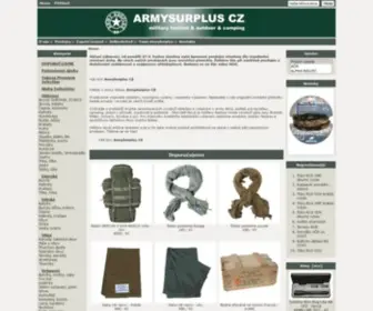 Armysurplus.cz(Surplus) Screenshot