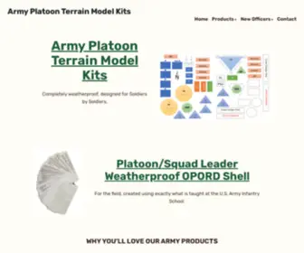 Armyterrainmodelkit.com(Army Platoon TMKs & Order Shells) Screenshot