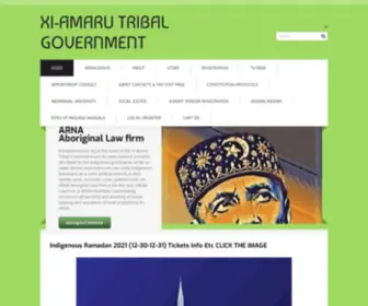 Arnagovernment.org(XI-AMARU TRIBAL GOVERNMENT) Screenshot