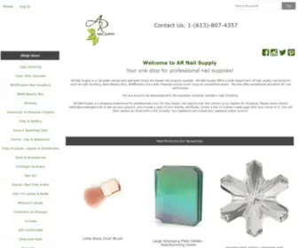 Arnailsupply.com(AR Nail Supply) Screenshot