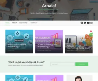 Arnalaf.com(Digital Marketing) Screenshot