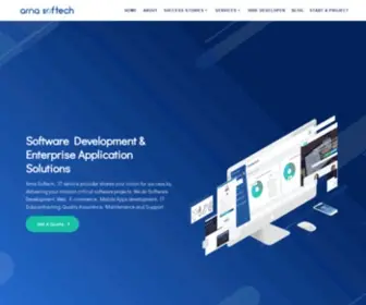 Arnasoftech.com(Custom Software Development & Enterprise Solution Company) Screenshot