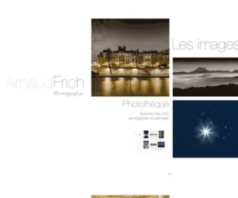 Arnaudfrichphoto.com(Arnaud Frich Photographie) Screenshot