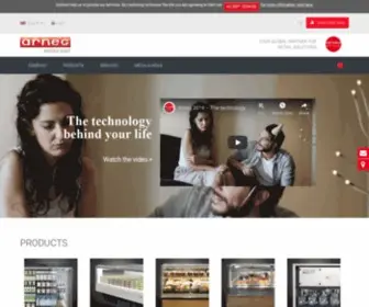 Arnegme.com(Arneg Middle East) Screenshot