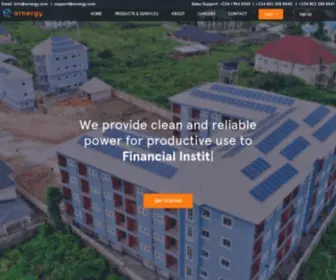 Arnergy.com(Solar Energy Company in Nigeria (ISO 9001 Certified)) Screenshot