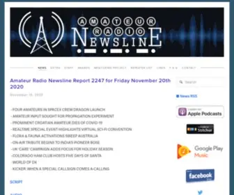 Arnewsline.org(Amateur Radio Newsline) Screenshot