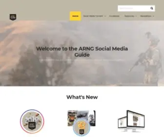 Arngsocialmedia.com(ARNG Social Media Guide) Screenshot