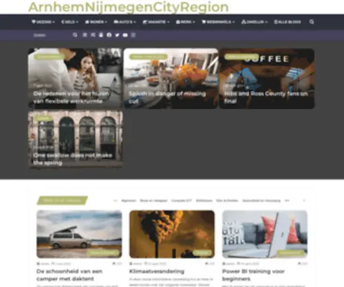 ArnhemnijMegencityregion.nl(WordPress) Screenshot