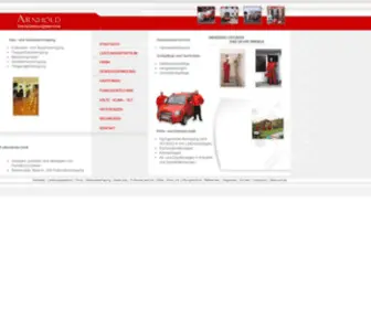 Arnholds.de(Gebäudereinigung) Screenshot