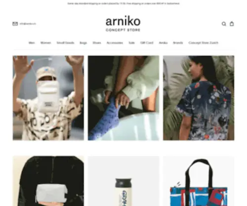 Arnikoskateboards.com(Arniko Concept Store) Screenshot