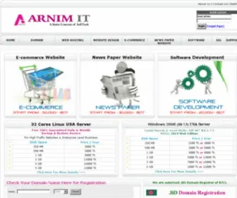 Arnimit.com(Domain Hosting Bangladesh) Screenshot