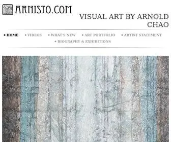 Arnisto.com(Visual Art by Arnold Chao) Screenshot