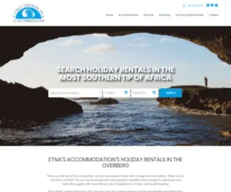 Arniston-Etnas.co.za(Etna's Accommodation) Screenshot