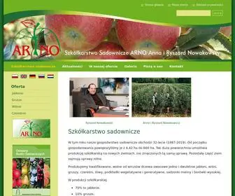 Arno.agro.pl(Szkółkarstwo sadownicze) Screenshot