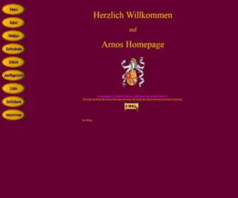 Arnobeier.de(Arnos Homepage Seite) Screenshot