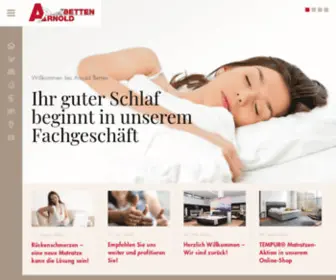 Arnold-Betten.ch(Arnold Betten GmbH) Screenshot