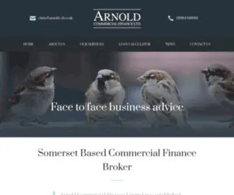 Arnold-CF.co.uk(Arnold Commercial Finance Ltd) Screenshot