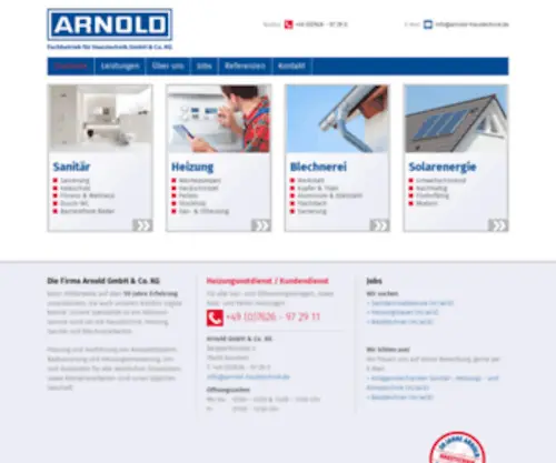 Arnold-Haustechnik.de(Arnold Haustechnik) Screenshot