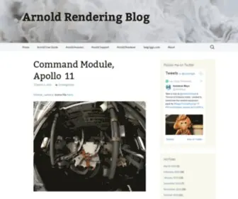 Arnold-Rendering.com(Arnold Rendering Blog) Screenshot