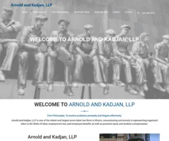 Arnoldandkadjanllp.com(Arnold and Kadjan) Screenshot