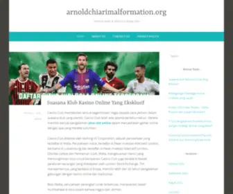 Arnoldchiarimalformation.org(Natural Body & Skincare Blogs Info) Screenshot