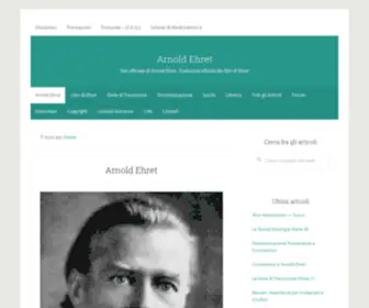 Arnoldehret.it(Arnold Ehret) Screenshot