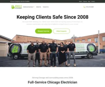 Arnoldelectricchicago.com(Arnold Electric Services) Screenshot