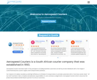 Arnoldgoodway.co.za(Aerospeed Couriers) Screenshot