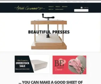 Arnoldgrummer.com(Beautiful Presses) Screenshot