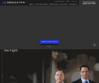 Arnolditkin.com(Houston Personal Injury Lawyer) Screenshot