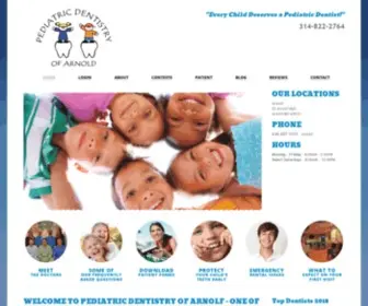 Arnoldkidsdentist.com(Pediatric Dentist in Arnold) Screenshot